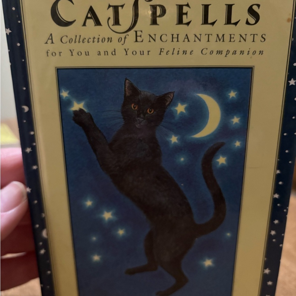 Cat Spells Enchantment Book for Cats - Black Cover